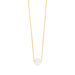 Halskette Perlen Tropfen, 18 K Gelbgold vergoldet Bild 2