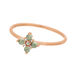 Ring BLOOM, Labradorit/Aventurin, 18 Karat Rosegold vergoldet