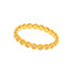 Ring Balls mit Zirkonia, 18 K Gelbgold vergoldet, Größe 52