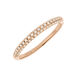 Ring DAZZLE mit Diamanten, 14 Karat Rosegold