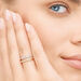 Verlobungsring DAZZLE mit Diamanten, 14 Karat Weigold Bild 4