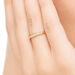 Ring DAZZLE mit Diamanten, 14 Karat Gelbgold Bild 4