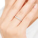 Ring DAZZLE mit Diamanten, 14K Weigold Bild 2