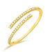 Ring Open mit Diamanten, 18 Karat Gelbgold