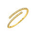 Ring Open mit Diamanten, 18 Karat Gelbgold