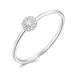 Ring Pav II, 18 Karat Weigold