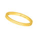 Ring Plaid, matt, 18 K Gelbgold vergoldet, Gr.50