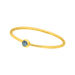 Ring Solitaire, Blue, 18 K Gelbgold vergoldet, Gr.50