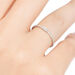 Ring mit Diamanten, Tiny Baguette, 14 Karat Weigold Bild 3