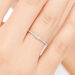 Ring mit Diamanten, Tiny Baguette, 14 Karat Weigold Bild 2