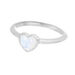 Ring VALENTINE, Mondstein, 925 Sterlingsilber, Gr.50