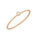 Ring my first diamond, 14 K Rosegold
