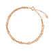 Silber Armkette, WATERFALL, Rosegold