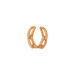 Silber Earcuff, CHAIN, Rosegold