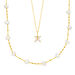 Silber Necklace Set Gold Gems, Gelbgold