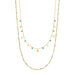 Silber Necklace Set Ocean Dream, Gelbgold