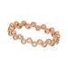 Ring Eternity, 18 Karat Rosegold vergoldet
