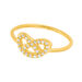 Ring Brezn mit Zirkonia, 18 Karat Gelbgold vergoldet