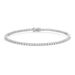 Tennisarmband mit Diamanten, 3.42ct, 17.0 cm
