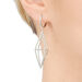 Ohrringe Trapez mit Diamanten, 18 Karat Weigold Bild 2