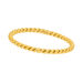 Twist Ring, 18 K Gelbgold vergoldet