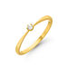 Verlobungsring Classic Solitair 0,04ct, 14K Gelbgold, Gr.52