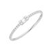 Verlobungsring mit Diamanten, Tiny Baguette, 14 Karat Weigold