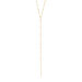 Y-Halskette Flying Pearls, 18 Karat Gelbgold vergoldet