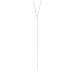 Y-Halskette Flying Pearls, 925 Sterlingsilber