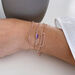 Silber Armkette, CUBE II, Rosegold Bild 5