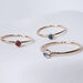 Verlobungsring Cabochon, 14 Karat Gelbgold, Blauer Topas 