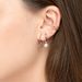 Earcuff Cross CZ, 18 K Rosegold vergoldet Bild 4