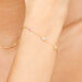 Armkette Fine Gems, 14 Karat Gelbgold Bild 3