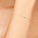 Armkette Smaragd, 14 Karat Gelbgold Bild 4