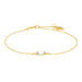 Armkette Mondstein SQUARE, 14 Karat Gelbgold Bild 4