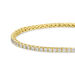 Tennisarmband mit Diamanten, 18 Karat Gelbgold, 3.42ct, 17.0cm Bild 5