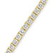 Tennisarmband mit Diamanten, 18 Karat Gelbgold, 3.42ct, 17.0cm 