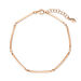 Armband Bar, 18K Rosegold, Diamanten Bild 3