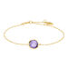 Armkette Amethyst, 14 Karat Gelbgold Bild 4