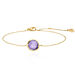 Armkette Amethyst, 14 Karat Gelbgold Bild 4