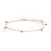 Armkette MY FIRST DIAMOND Charms, 14 Karat Rosegold 