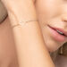 Freundschaftsarmband GENTLE CLOVER, 14 Karat Gelbgold Bild 2