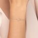 Freundschaftsarmband GENTLE CLOVER, 14 Karat Rosegold Bild 2