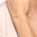 Freundschaftsarmband GENTLE HEART, 14 Karat Rosegold Bild 3