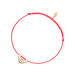 Freundschaftsarmband BEST MUM, 14 Karat Rosegold, Koralle Bild 3