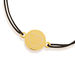 Freundschaftsarmband Disc HEART, 14 Karat Gelbgold Bild 3