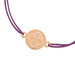Freundschaftsarmband Disc CLOVER, 14 Karat Rosegold Bild 3