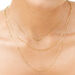 Halskette Smaragd, 14 Karat Rosegold Bild 5