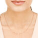 Halskette Shiny Twist, 14 Karat Rosegold Bild 2