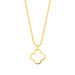 Halskette GENTLE CLOVER, 14 K Gelbgold Bild 2